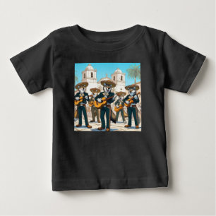 T-shirt Pour Bébé Los Coyotes Mariachi