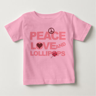 T-shirt Pour Bébé Losanges d'amour de la paix à manches longues peti