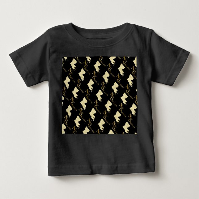 T-SHIRT POUR BÉBÉ LOUISIANA (Devant)