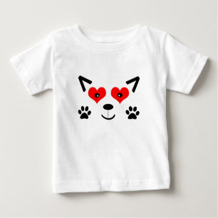 T-shirt Pour Bébé Loup de bébé