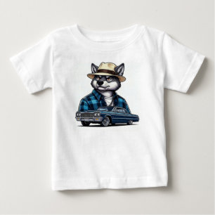 T-shirt Pour Bébé Loup Lowrider