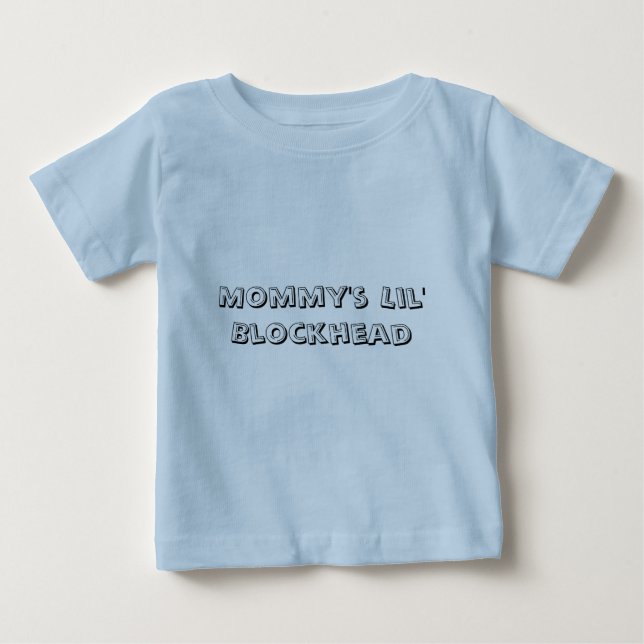T-shirt Pour Bébé Lourdaud de Lil de la maman (Devant)