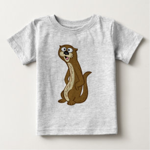 T-shirt Pour Bébé Loutre de Rick Reggie de garde forestière