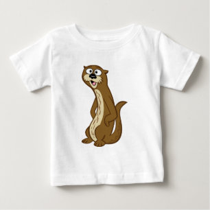 T-shirt Pour Bébé Loutre de Rick   Reggie de garde forestière