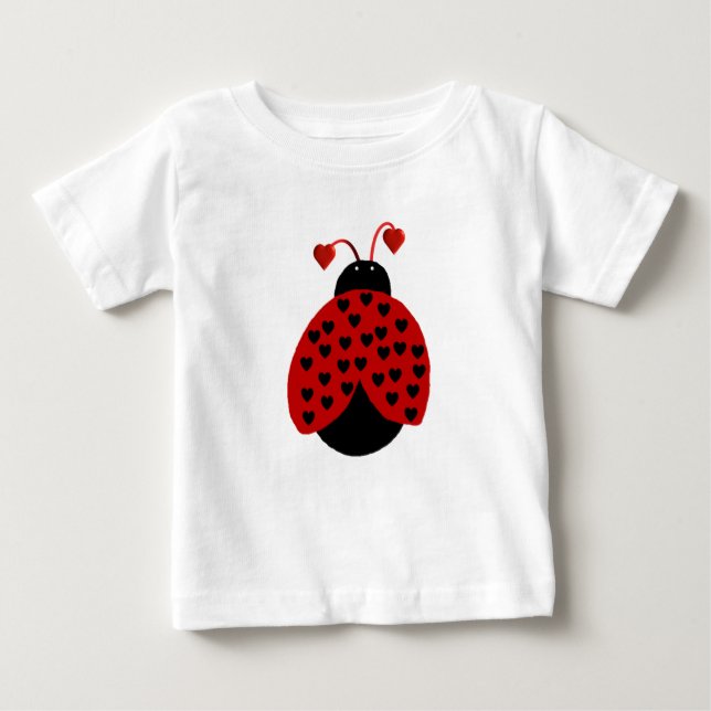 T-shirt Pour Bébé Love Bug (Devant)
