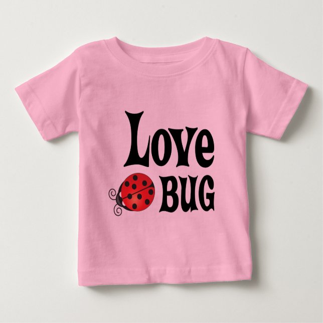 T-shirt Pour Bébé Love Bug - Ladybug (Devant)