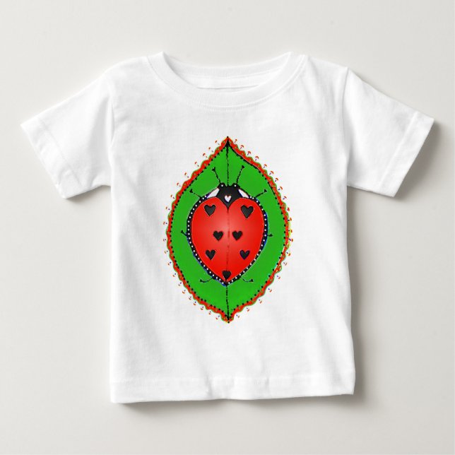 T-shirt Pour Bébé lovebug3 (Devant)
