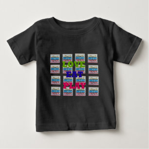 T-shirt Pour Bébé Lovely Lovely Lovely Eat Play Hakuna Matata Kenya 