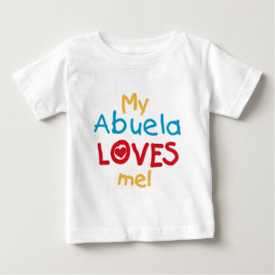 T-shirt Pour Bébé LOVESMEabuela