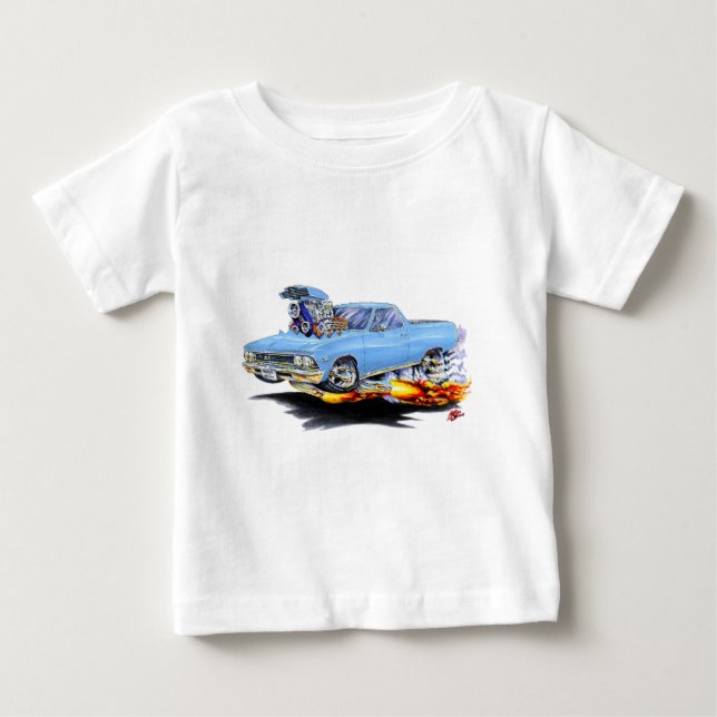 T-shirt Pour Bébé Lt 1966 d'EL Camino Blue Truck (Devant)