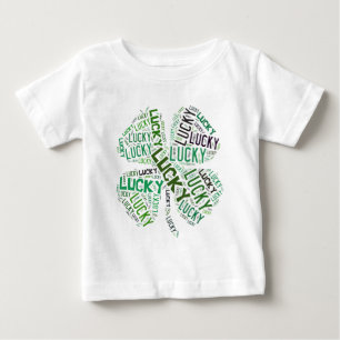 T-shirt Pour Bébé Lucky Clover Word