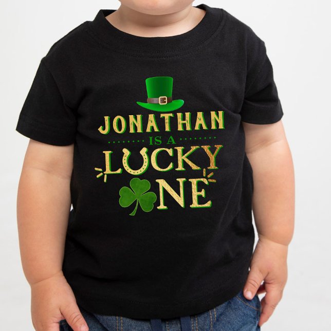 T-shirt Pour Bébé Lucky One 1er anniversaire (Créateur téléchargé)