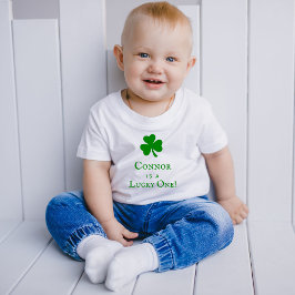 T-shirt Pour Bébé Lucky One ! Saint Patrick 1er anniversaire