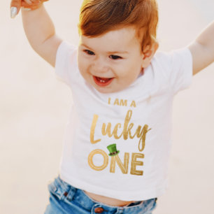 T-shirt Pour Bébé Lucky One St Patrick's Day T-shirt bébé bébé bébé