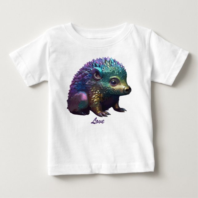 T-shirt Pour Bébé Lumos le hérisson (Devant)