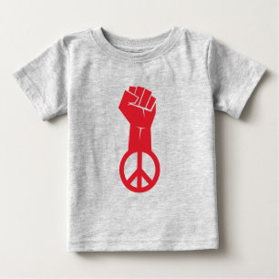 T-shirt Pour Bébé Lutter pour la paix