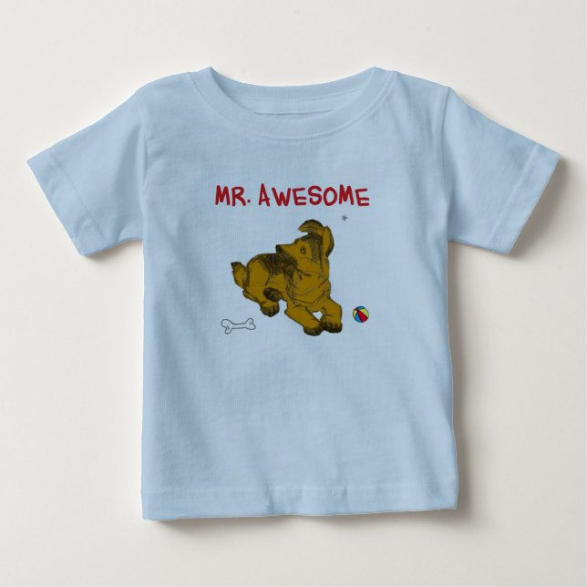 T-shirt Pour Bébé M. Awesome Infant Shirt (Devant)