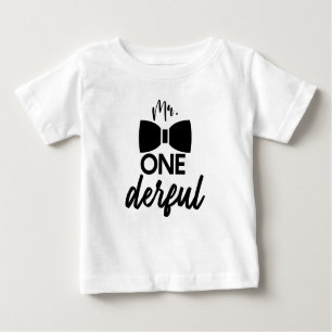 T-shirt Pour Bébé M. ONEderful 1er anniversaire