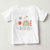 M. Onederful Boho Arc-en-ciel premier enfant