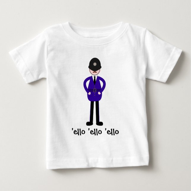 T-shirt Pour Bébé M. Plod The Policeman (Devant)