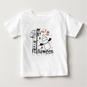 T-shirt Pour Bébé ma 1ère coutume pour bébé halloween