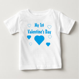 T-shirt Pour Bébé Ma 1ère Saint Valentin