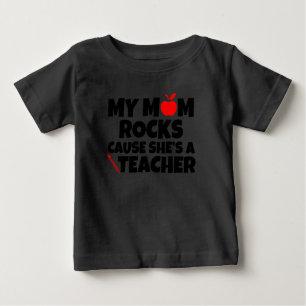 T-shirt Pour Bébé Ma cause de roches de maman elle est un bébé dr