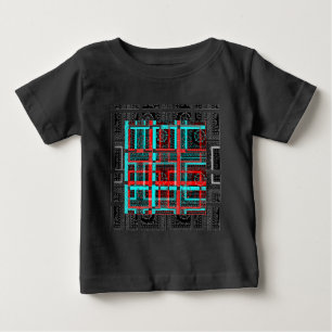 T-shirt Pour Bébé Ma conception de Maze Carré