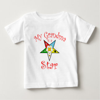 T-shirt Pour Bébé Ma grand-maman est une étoile