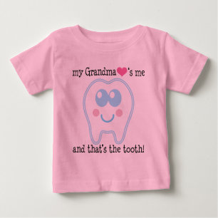 T-shirt Pour Bébé Ma grand-maman m'aiment drôle