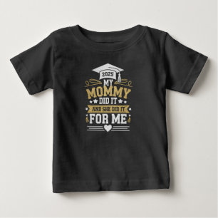 T-shirt Pour Bébé Ma Maman L'a Fait Et Elle L'a Fait Pour Moi Maman