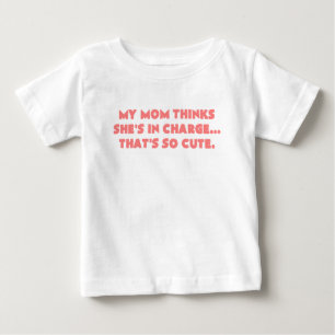 T-shirt Pour Bébé ma maman trouve des shes responsables qu'est le