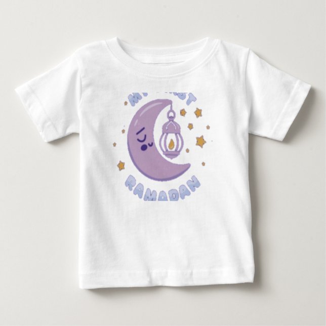 T-shirt Pour Bébé ma première chemise Ramadan (Devant)