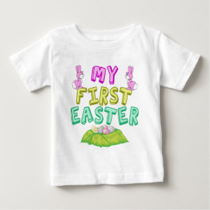 T-shirt Pour Bébé Ma première fille de Pâques