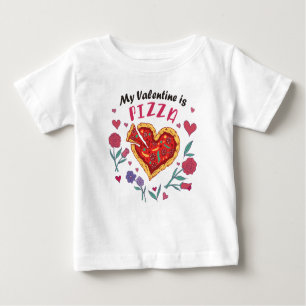 T-shirt Pour Bébé Ma Saint Valentin est un aimant d'invitation à la