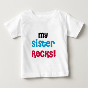 T-shirt Pour Bébé Ma sœur déchire