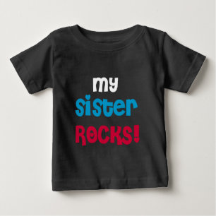 T-shirt Pour Bébé Ma soeur Rocks
