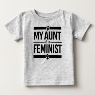 T-shirt Pour Bébé Ma tante est une féministe ..