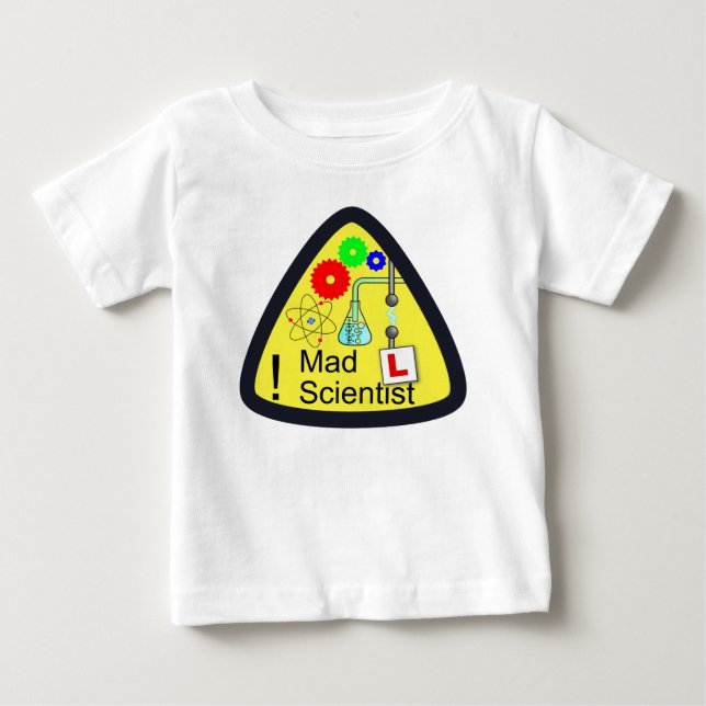 T-shirt Pour Bébé Mad Scientifique Apprenti (Devant)