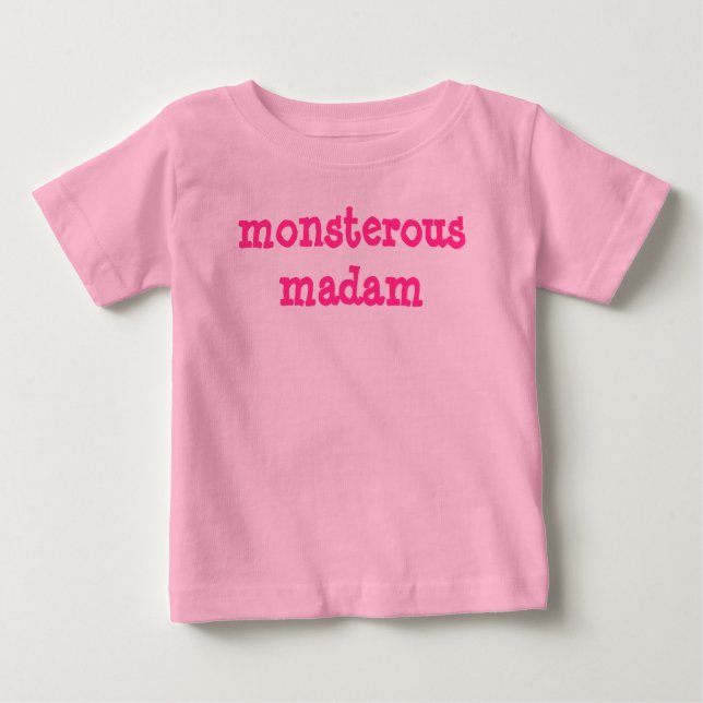 T-shirt Pour Bébé Madame de Monsterous (Devant)