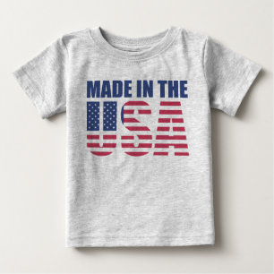 T-shirt Pour Bébé Made in the USA