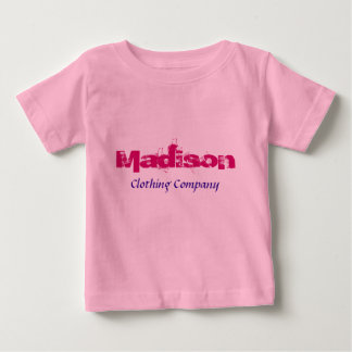 T-shirt Pour Bébé Madison Nom Vêtements Compagnie Baby Shirts
