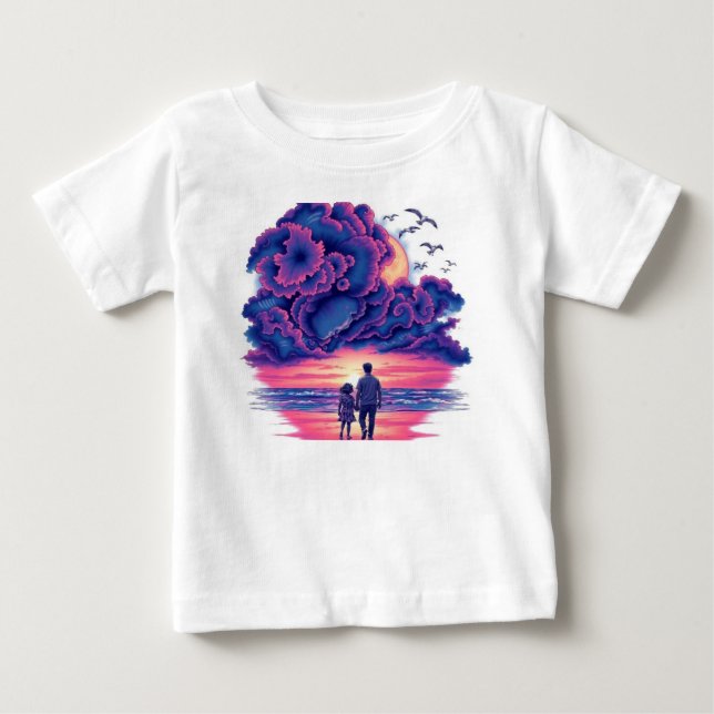 T-shirt Pour Bébé "Magical Family Baby Tee" (Devant)