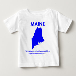 T-shirt Pour Bébé Maine - Ce qui se passe à Chappaquiddick...