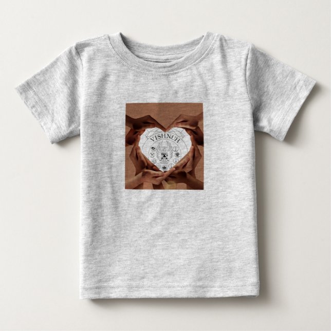 T-shirt Pour Bébé mains cardiaques du bébé romper (Devant)