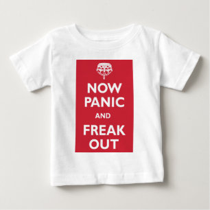 T-shirt Pour Bébé Maintenant la panique et Freak