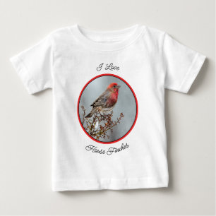T-shirt Pour Bébé Maison Finch en Neige - Photo originale