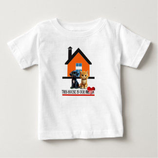 T-SHIRT POUR BÉBÉ MAISON POUR ENFANTS