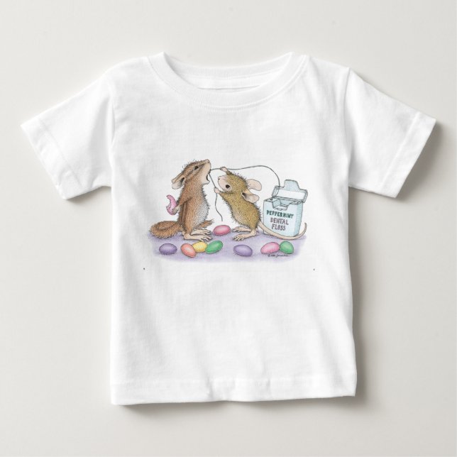 T-shirt Pour Bébé Maison-Souris Designs® - habillement (Devant)