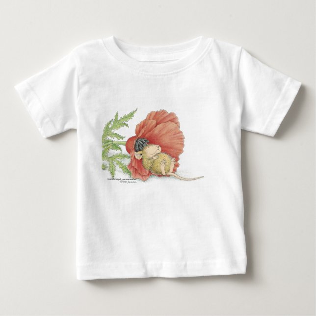 T-shirt Pour Bébé Maison-Souris Designs® - habillement (Devant)